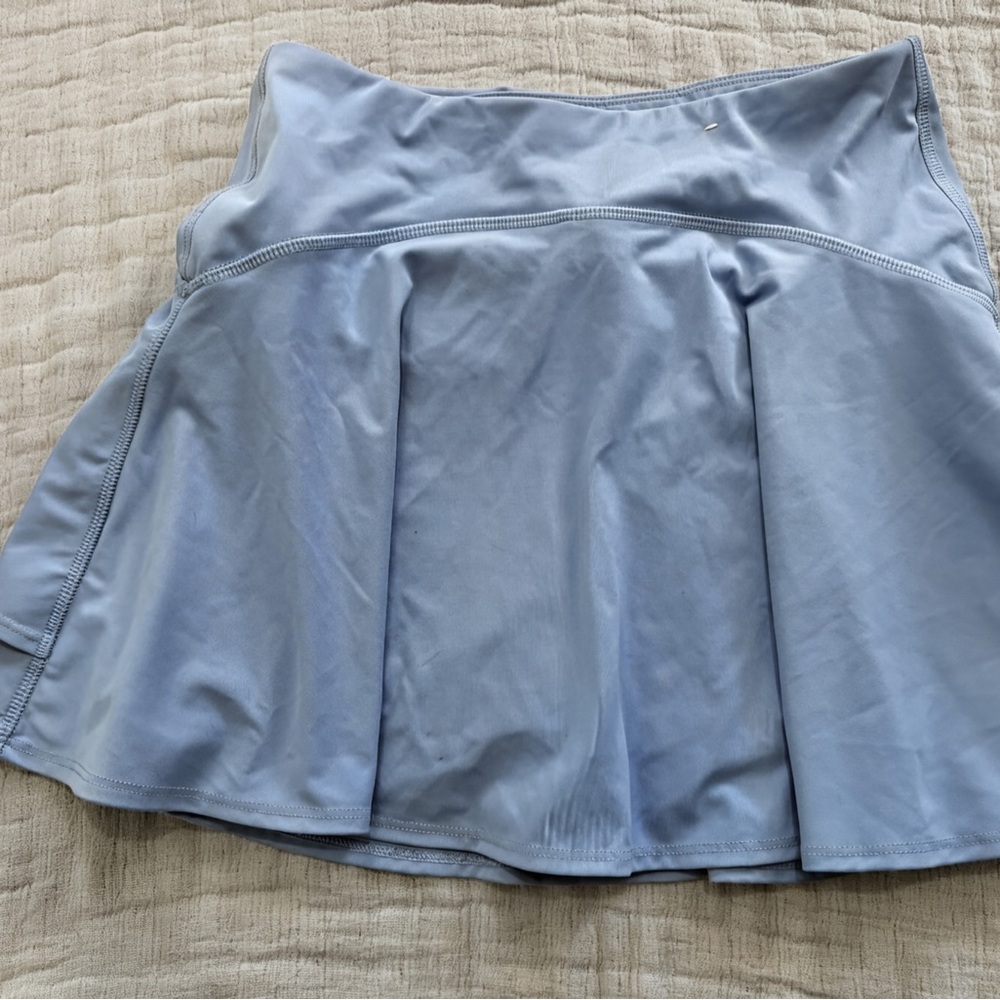 Old Navy Light Blue Circle Skater Skirt